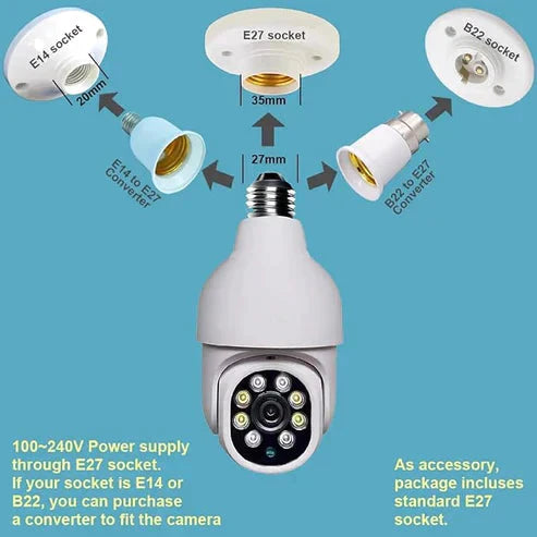 Security Camera with LED Lights Adeeba's Collection