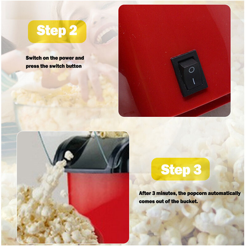 Mini Popcorn Machine Adeeba's Collection